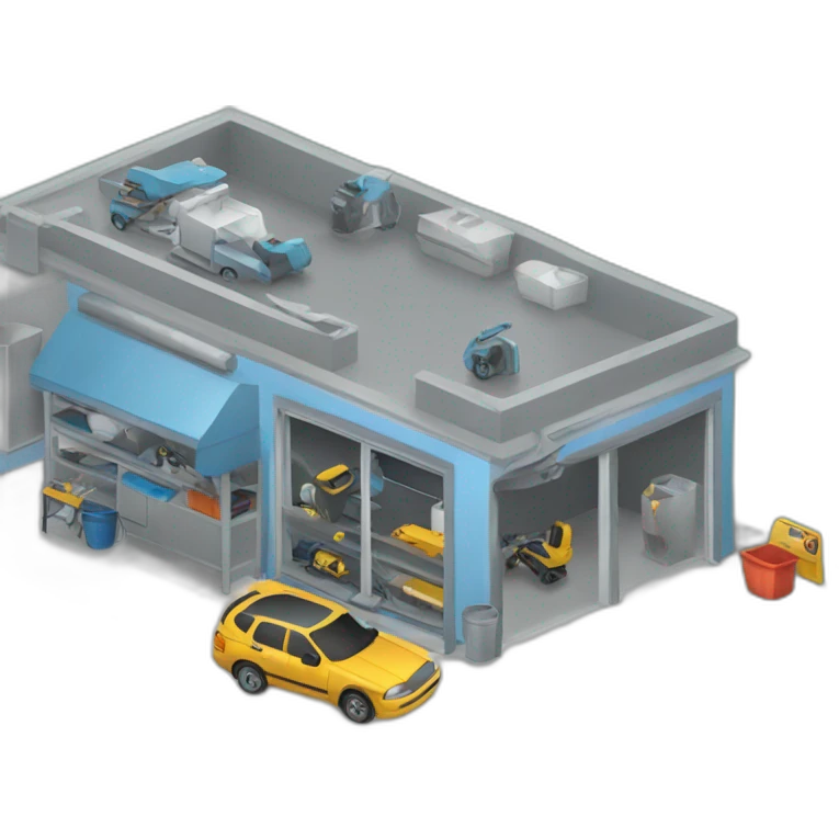 car repair shop emoji