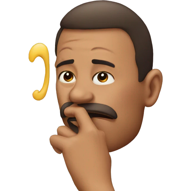 emoji picking nose emoji
