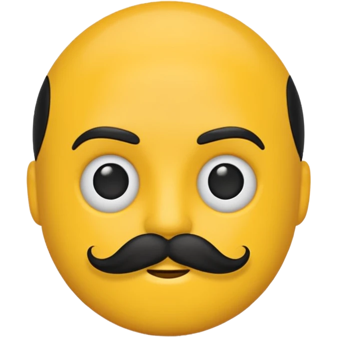 make a emoij thats a france sheff with a mustache emoji