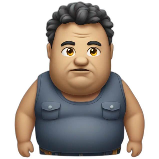 fat and ugly developer emoji