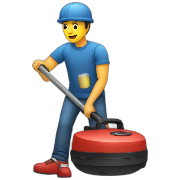 Jon Fishman playing the vacuum  emoji