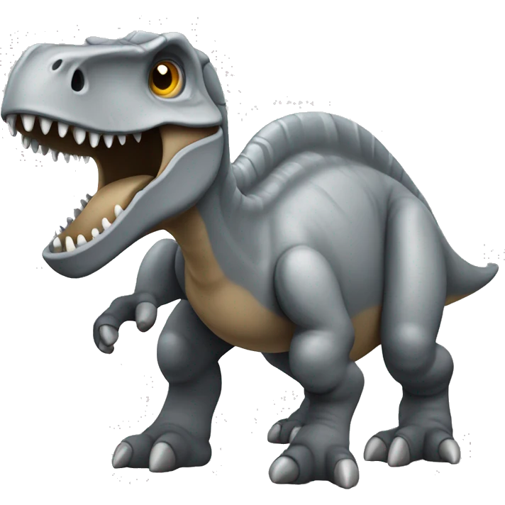 Fossil dinosaur gray emoji