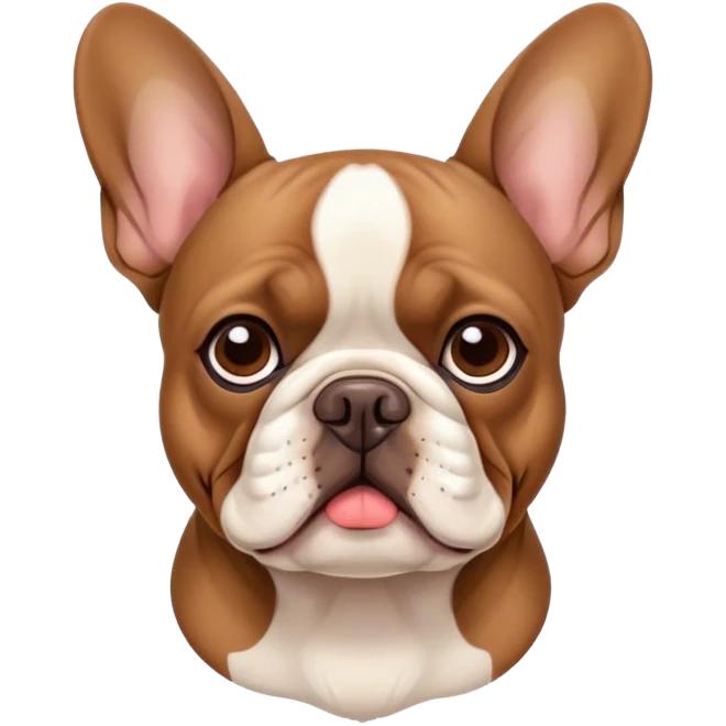 Buldog francés Brown  emoji
