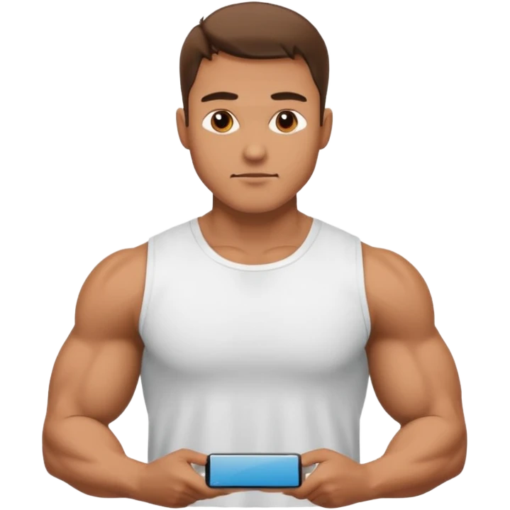 A man rig emoji