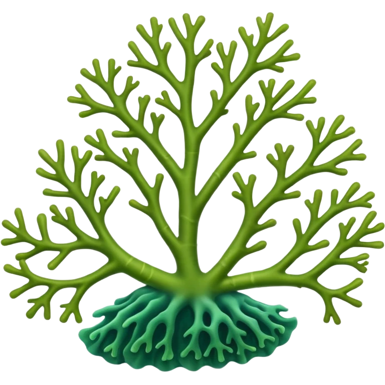 green Coral emoji