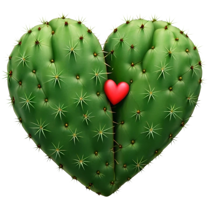 Cactus heart 1:1 emoji