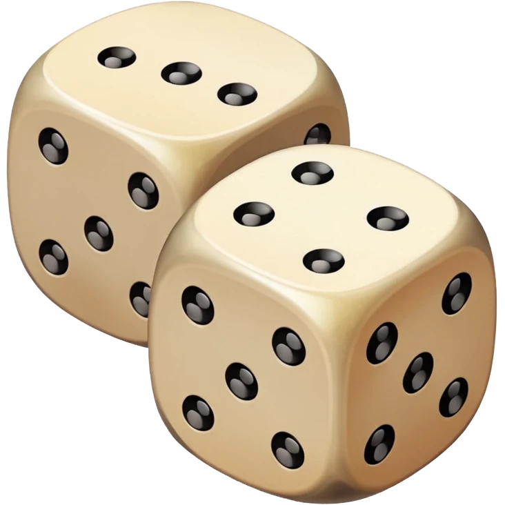 a dice fingering a female dice emoji