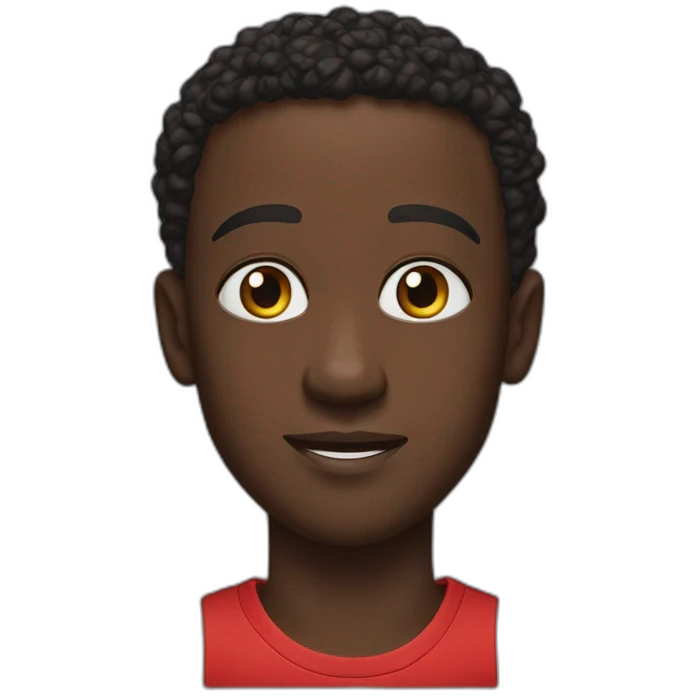 hyper realistic marques brownlee in red tshirt emoji