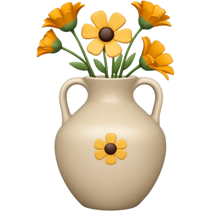 Vaso cor neutra emoji