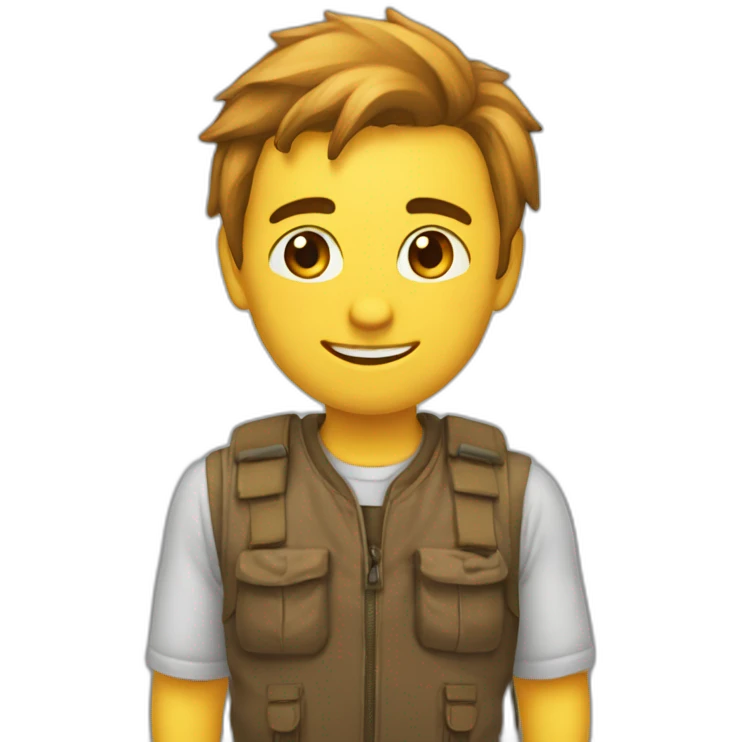 коричневая сумка emoji
