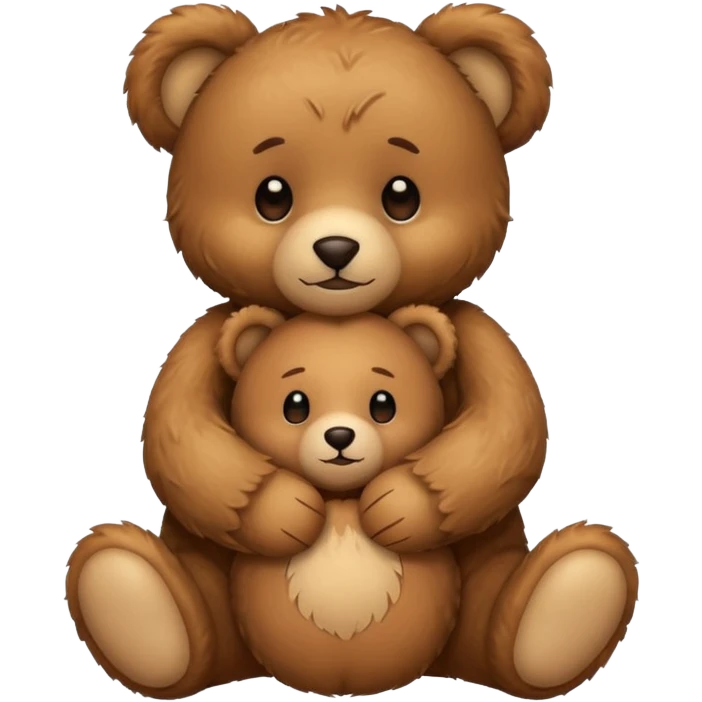 Teddy hugs  emoji