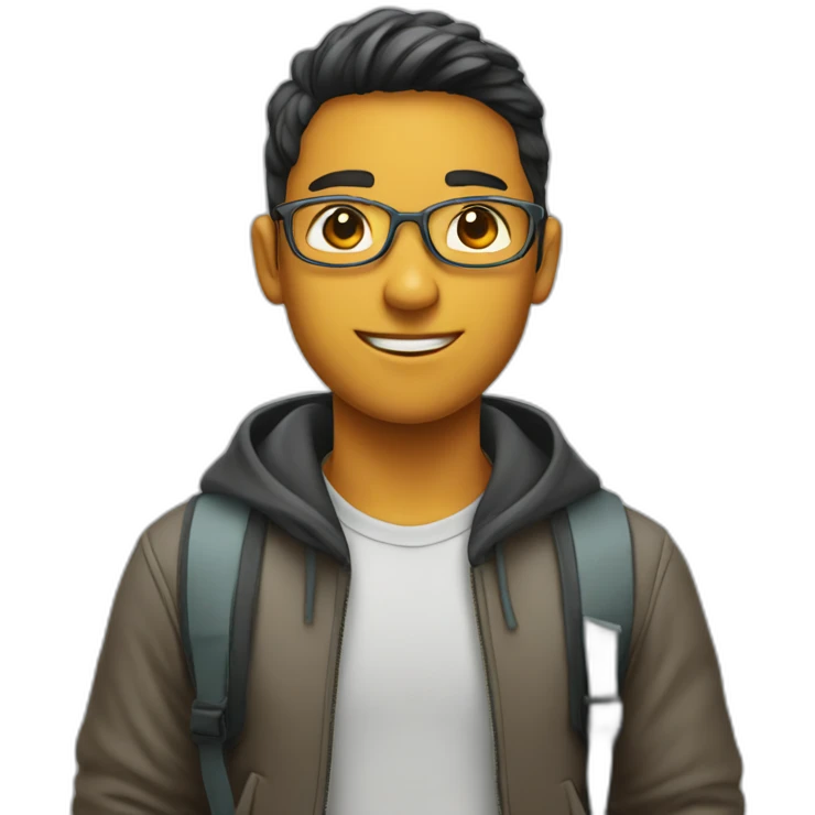 students at classroom emoji