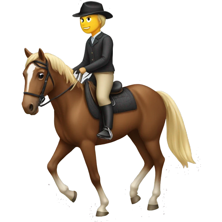 Horse riding emoji