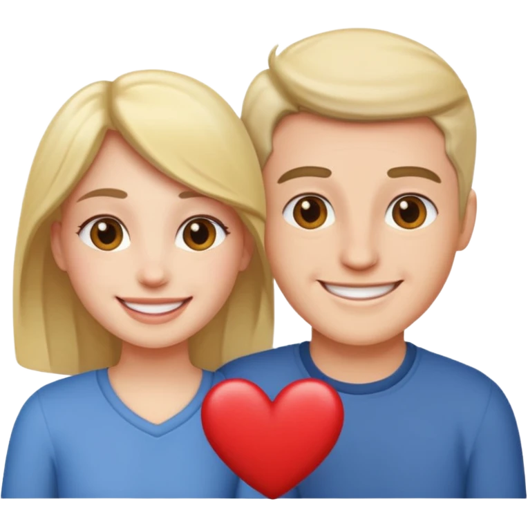 Una persona con otra enamorada emoji