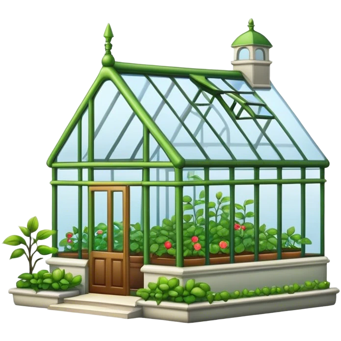 Greenhouse mansion emoji