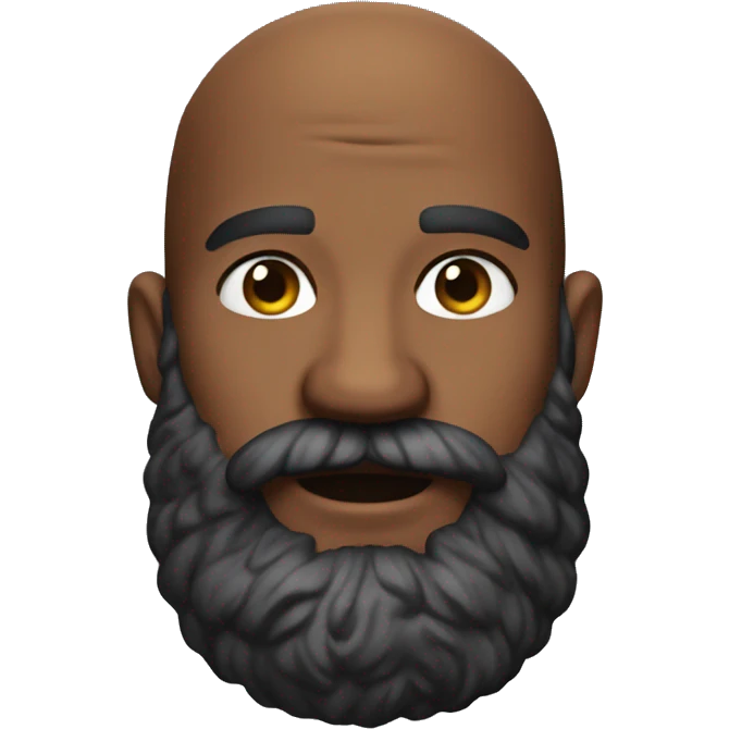 🤫 with beard  emoji