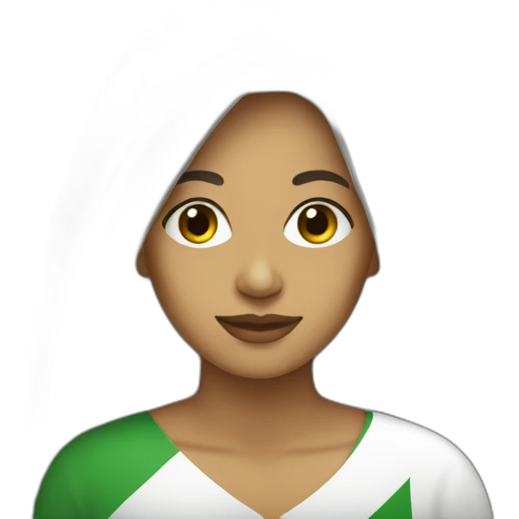 algeria as a woman emoji