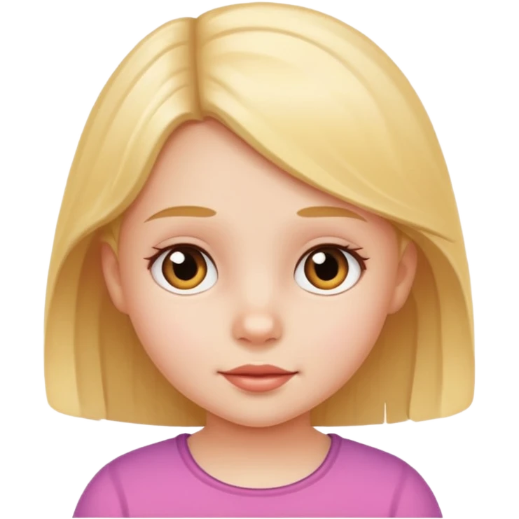 Little girl kids emoji