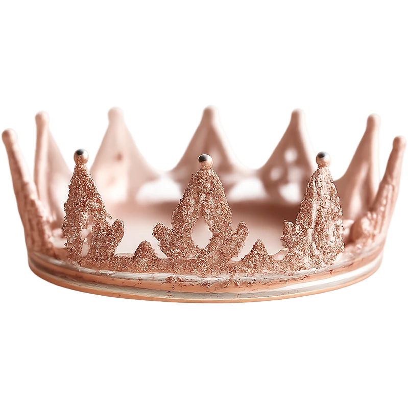 Remove the background from the image, keeping the crown edges clean and sharp with no background visible. emoji