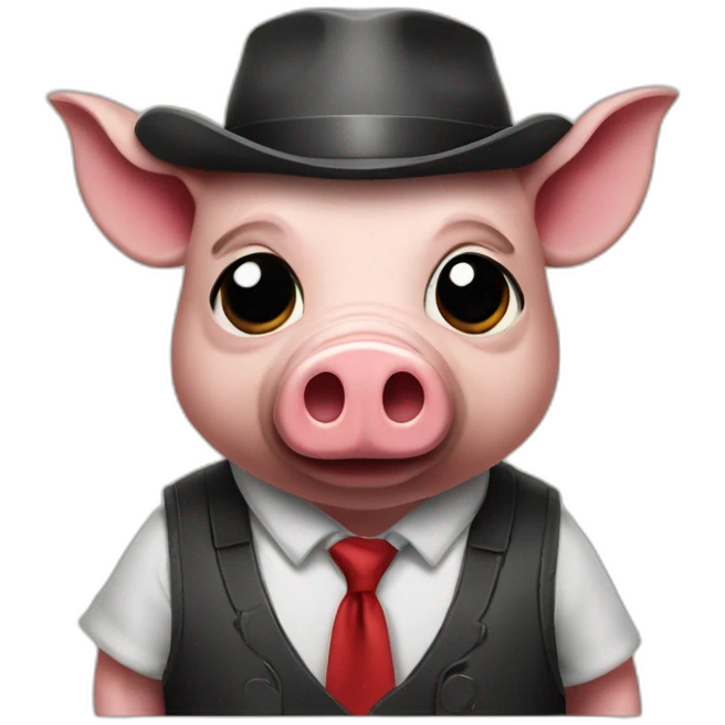 cochon gangster americain emoji