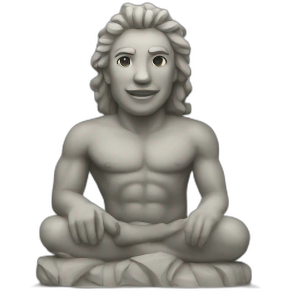 rio de janiro statue emoji