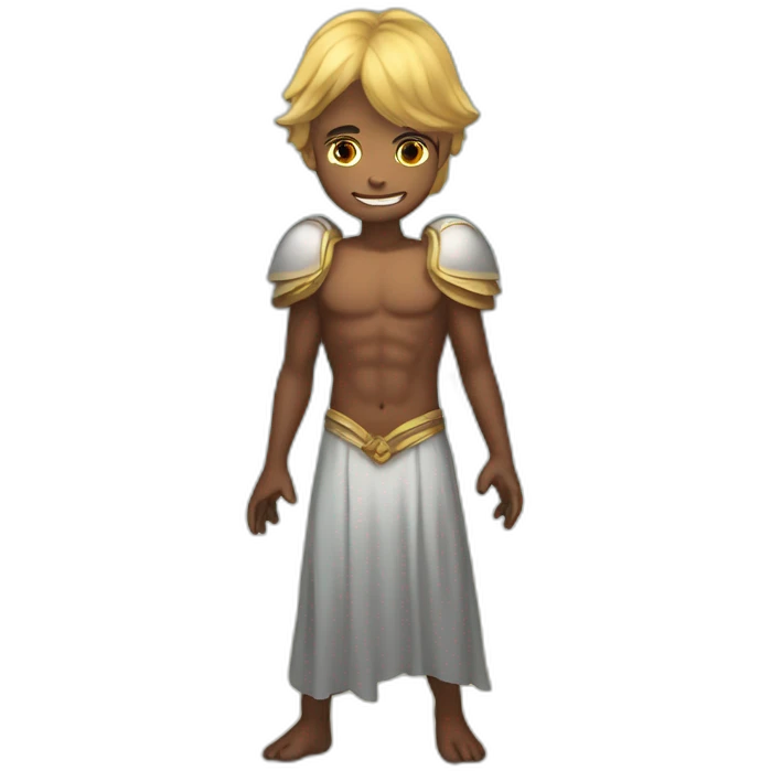 ángel con demonio emoji