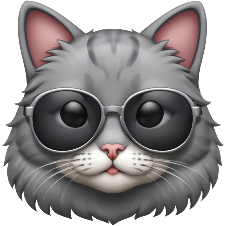 Cat wearing sunglasses emoji