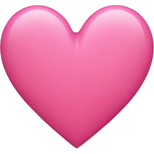 a pink heart emoji