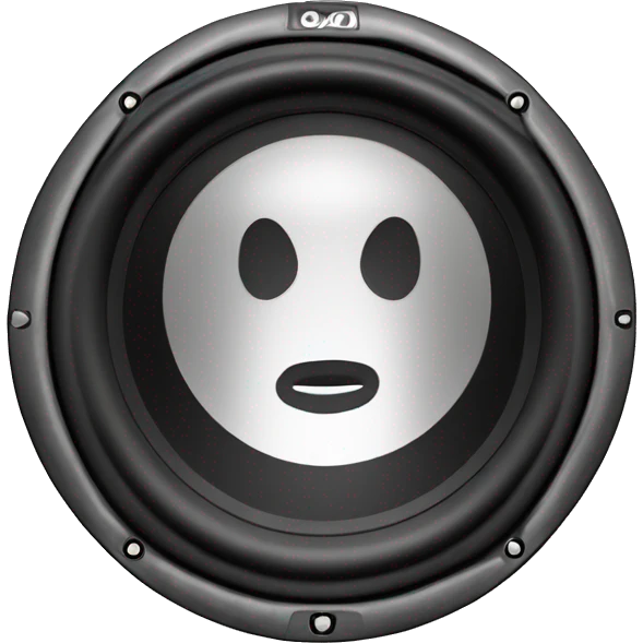 JL audio subwoofer with white bow emoji
