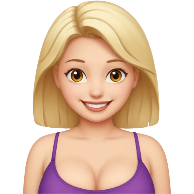 Girl with big boobs  emoji