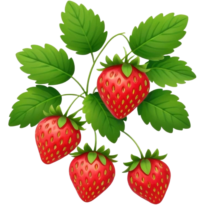 strawberry plant emoji