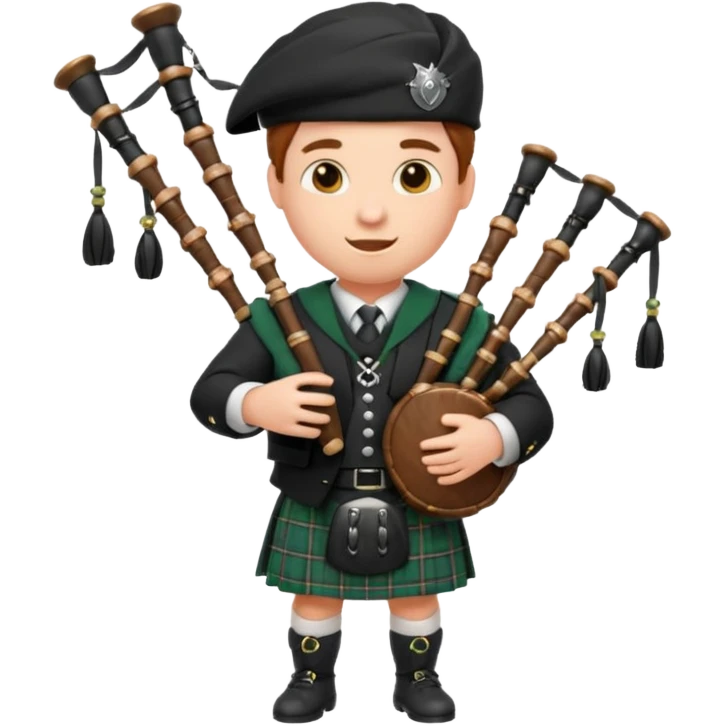 piper playing the bagpipes emoji size emoji