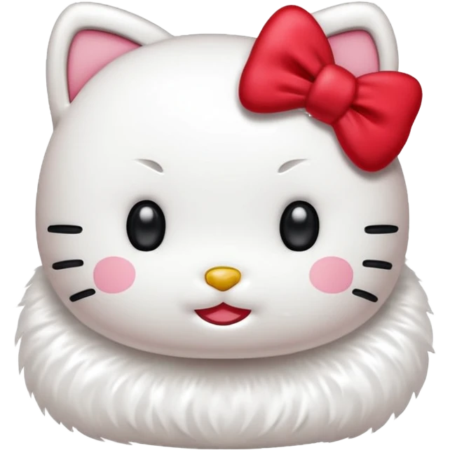 Hello kitty cartoon emoji