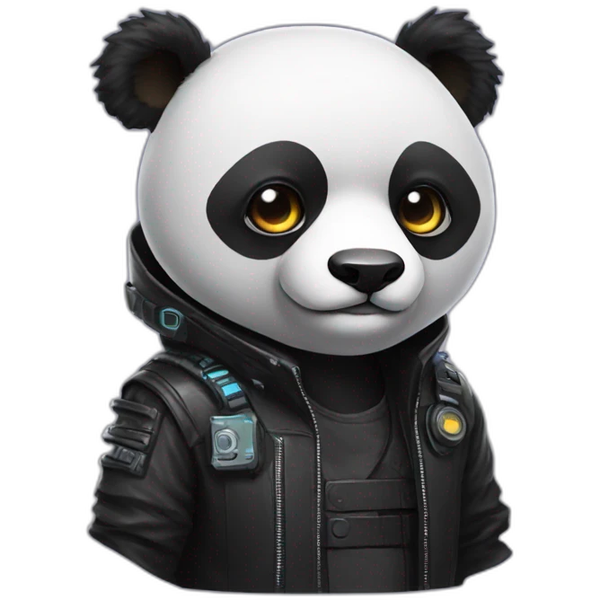 cyberpunk panda emoji