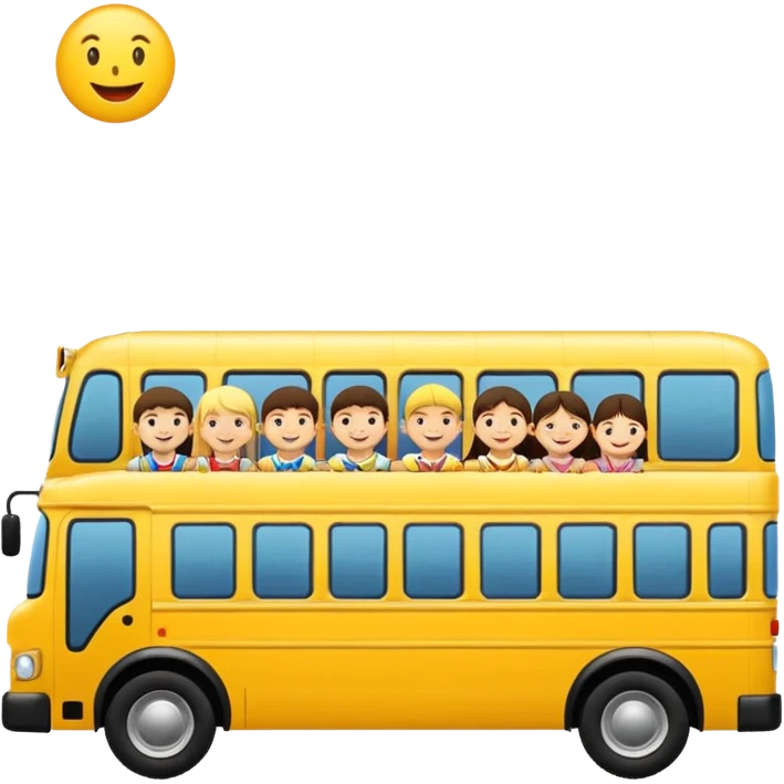 school excursion bus in singapore emoji