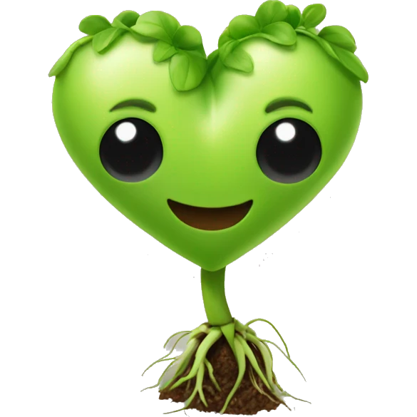 heart shape sprout emoji