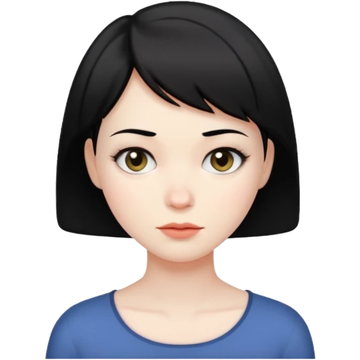 Drunk women with short black hair emoji