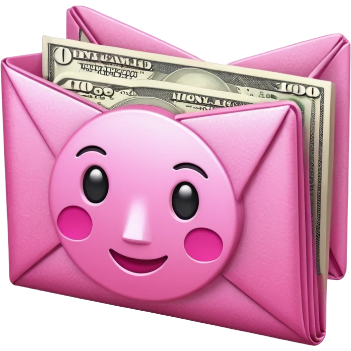 pink money emoji emoji