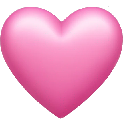 Pink heart emoji