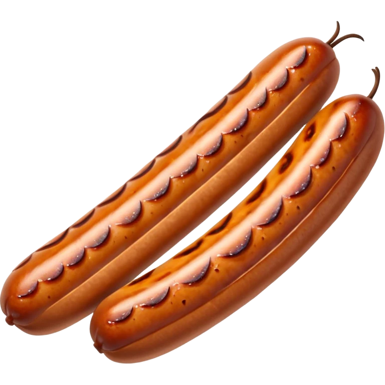 a single sausage emoji