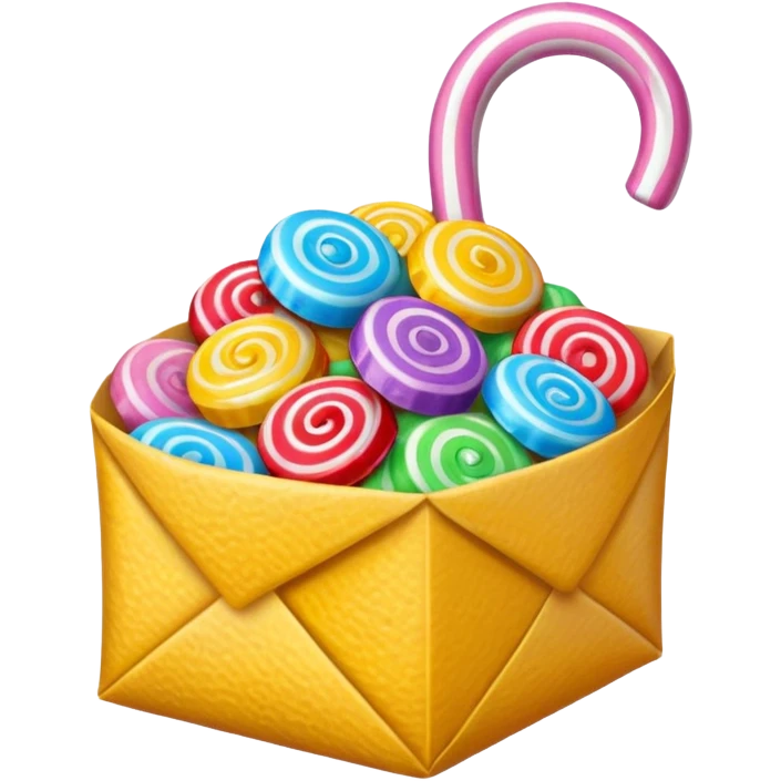 paper wraped candy emoji