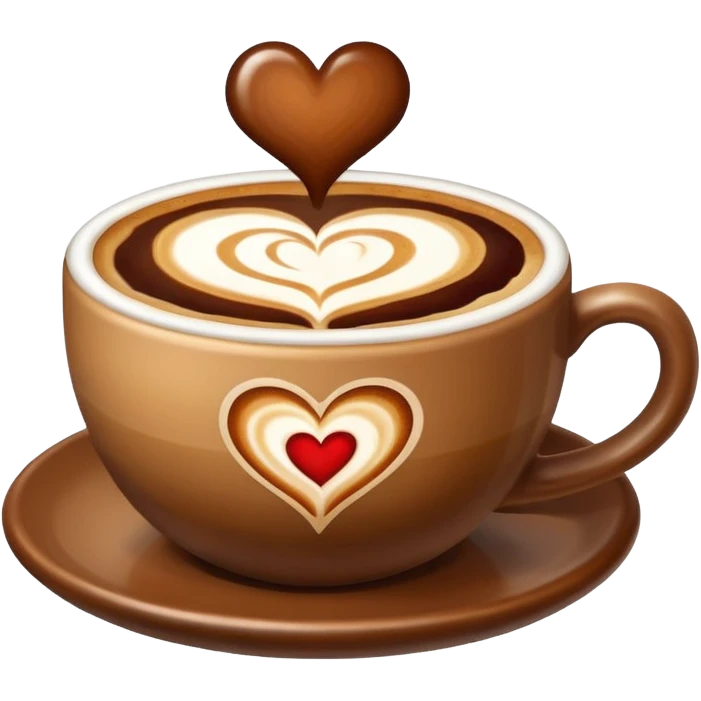corazón cafe emoji