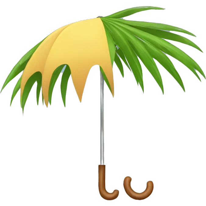 umbrella like palm emoji