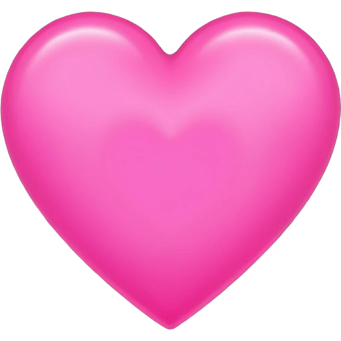 glow in the dark heart emoji