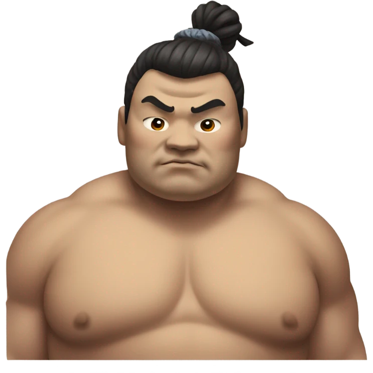 sumo wrestler  emoji