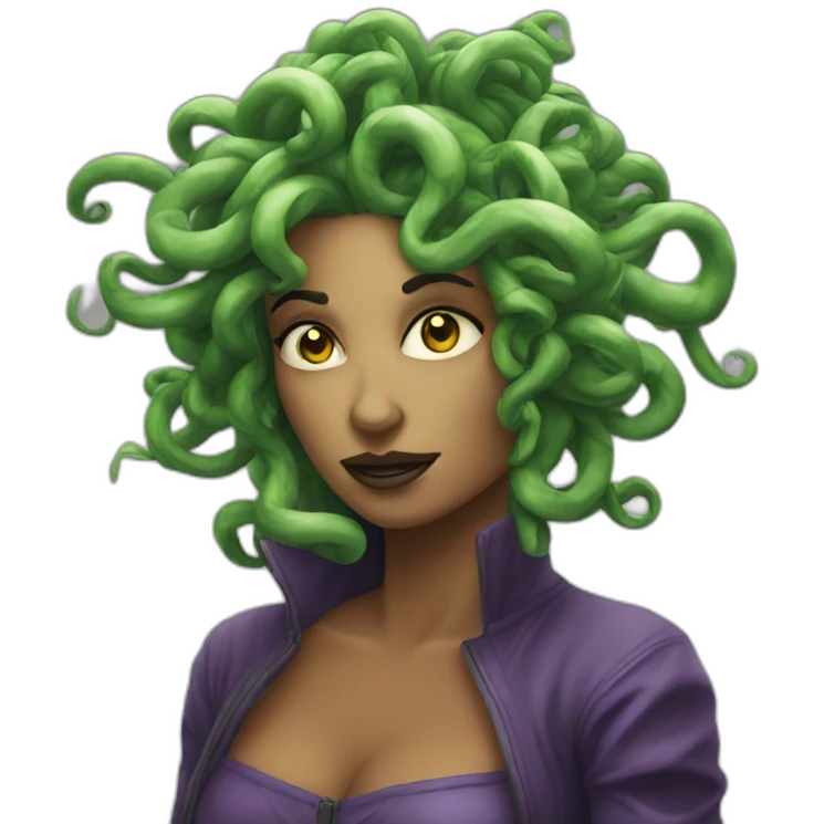 Medusa comic emoji