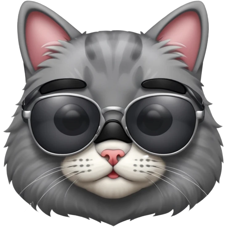 Cat wearing sunglasses emoji