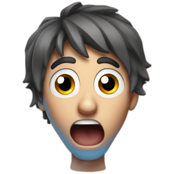shocked face emoji