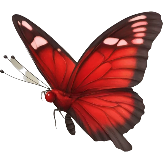 Red butterfly emoji