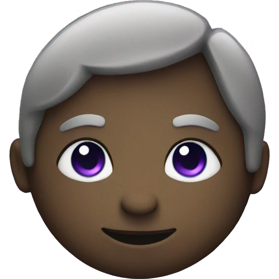 Purple moon emoji